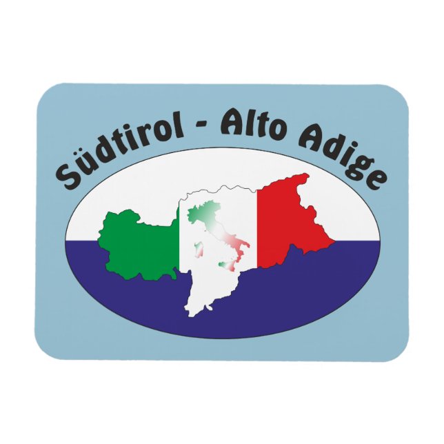 Südtirol - Alto Adige Premium Flexi Magnet (Horisontell)