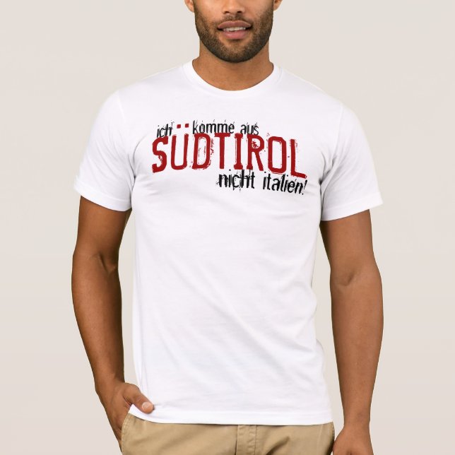 Südtirol för Ich kommeaus nicht Italien! T-shirt (Framsida)