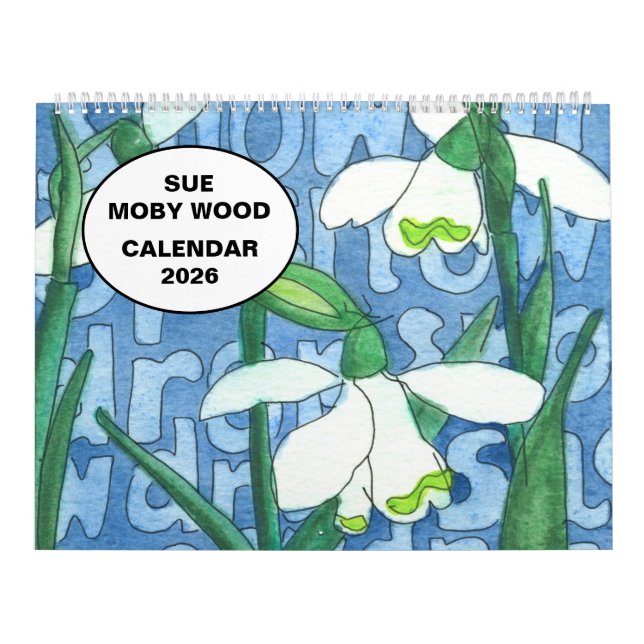 Sue Moby Wood Kalender 2026 (Omslag)