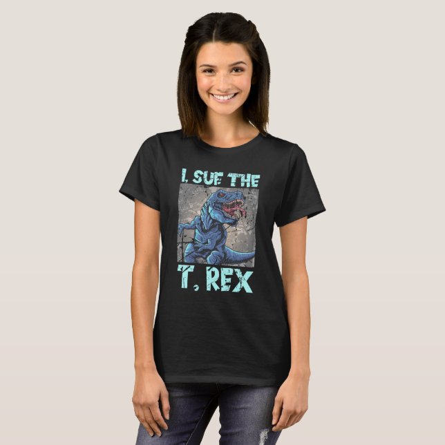  SUE T. rex - lära känna dinosaur T Shirt (Hel framsida)