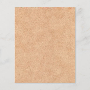 Suede Leather Struktur Scrapbook Papper - Tan