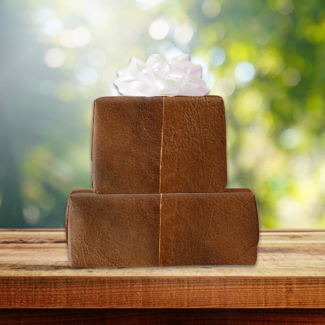 Suede Mix Faux Leather Presentpapper (Skapare uppladdad)