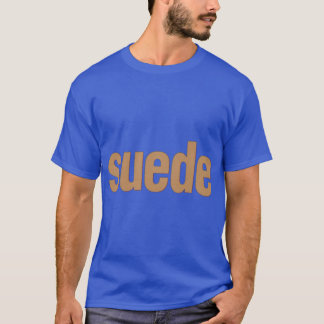 Suede retro t shirt