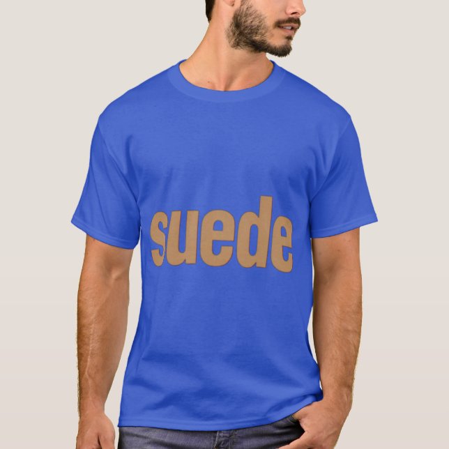 Suede retro t shirt (Framsida)