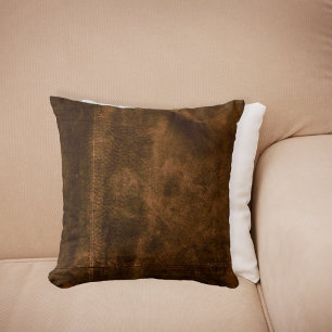 Suede Seam look of Leather Kudde