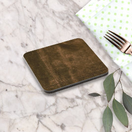 Suede Seam look of Leather Underlägg