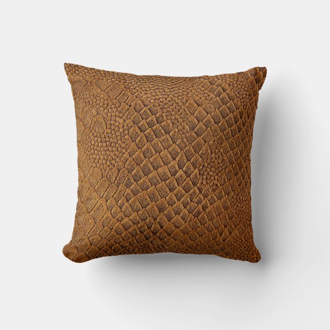 suede with beautiful patternpattern,snake,texture, kudde (Framsida)