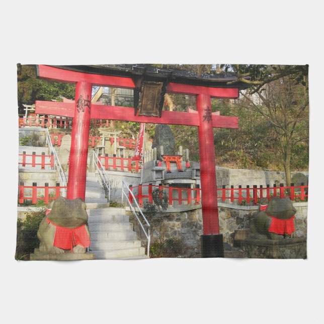Suehiro Ogami Shrine (Fortune Frog Shrine) Kökshandduk (Horisontell)