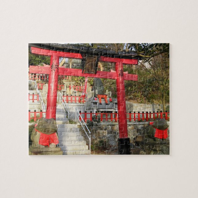 Suehiro Ogami Shrine (Fortune Frog Shrine) Pussel (Horisontell)