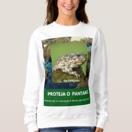 Suéter Básico Feminino Via Pantanal Sapo T Shirt