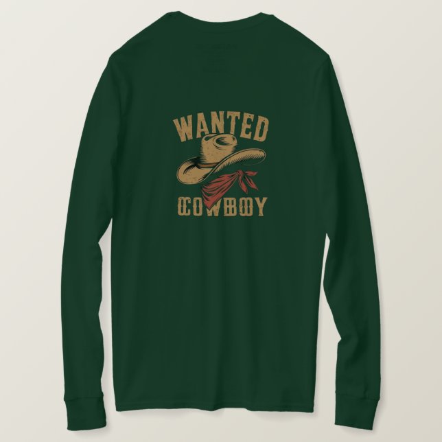 sueter de cawboy t shirt (Design baksida)