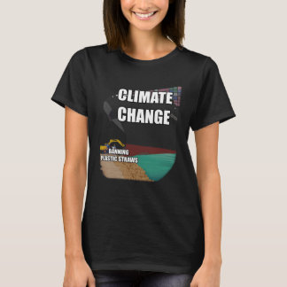 SUEZ Channel Block Meme Climate Conversion Plastic T Shirt