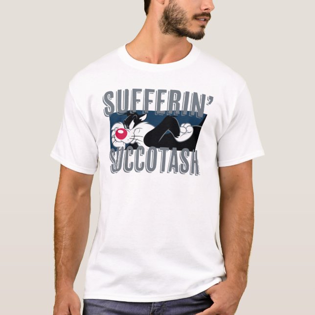 Suffin'Succotash SYLVESTER™ cut-out T Shirt (Framsida)