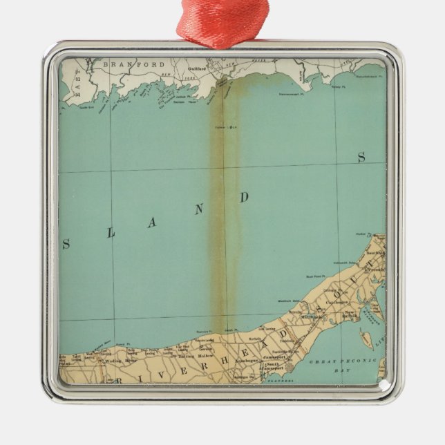 Suffolk County Julgransprydnad Metall (Framsidan)