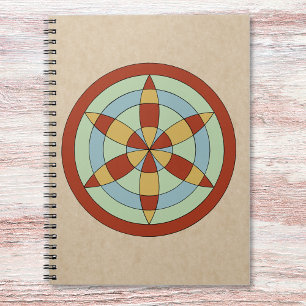 Suffolk Hexafoil (Daisy Wheel) Witch Mark Anteckningsbok