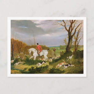 Suffolk Hunt - går till Cover nära Herring Vykort
