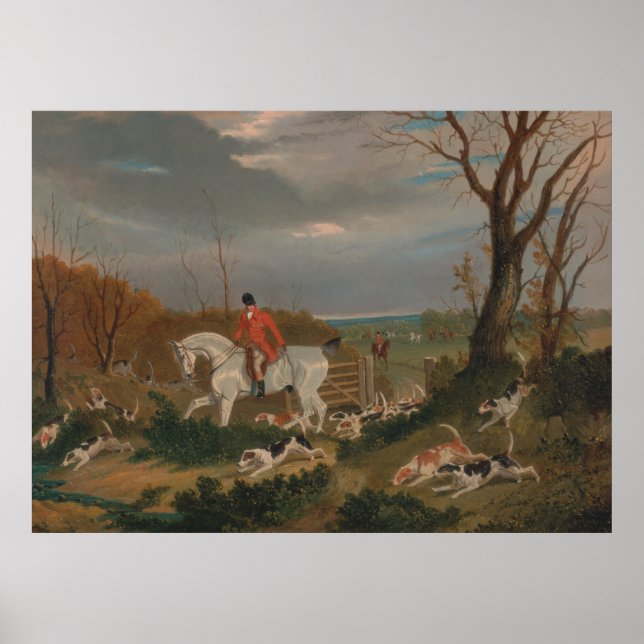 Suffolk Hunt - John Frederick Herring Poster (Framsidan)
