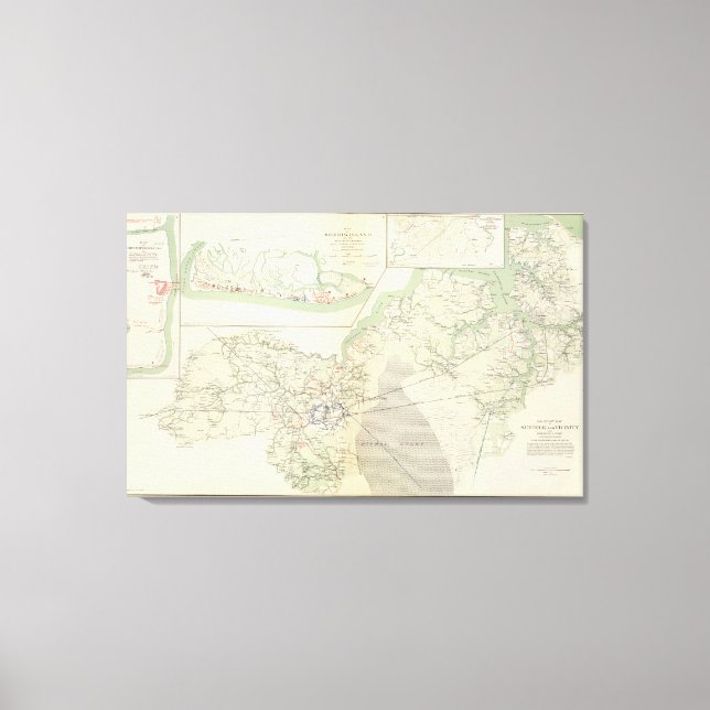 Suffolk och närhet canvastryck (Framsida)