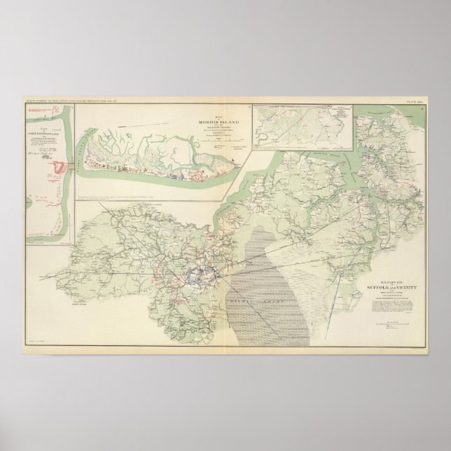 Suffolk och närhet poster (Framsidan)