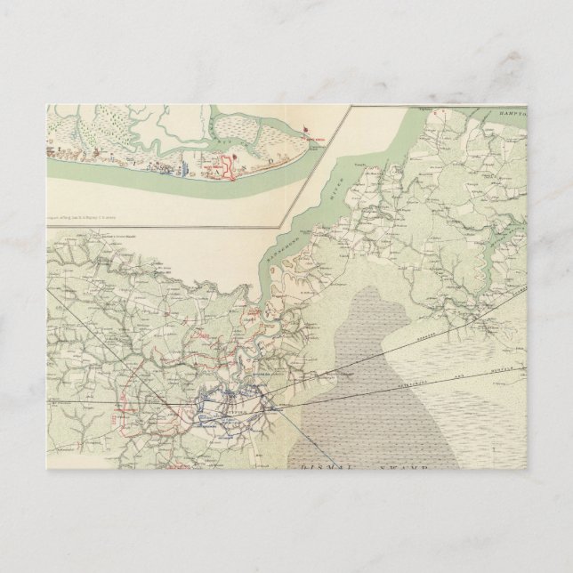 Suffolk och närhet vykort (Framsida)