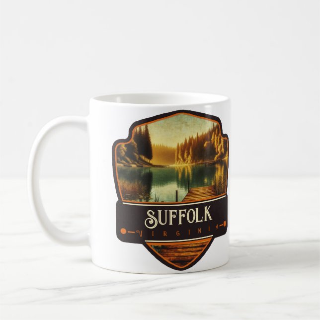 Suffolk, Virginia | Antik Kaffemugg (Vänster)