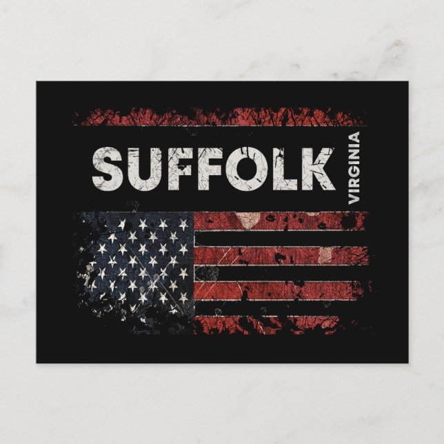 Suffolk Virginia Vykort (Framsida)