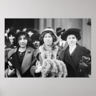 Suffrage Strejka, 1910s Poster