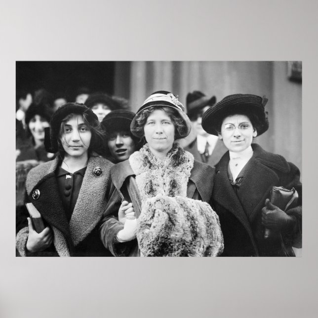 Suffrage Strejka, 1910s Poster (Framsidan)
