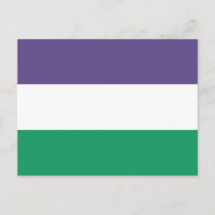 Suffragett-Flagga Vykort