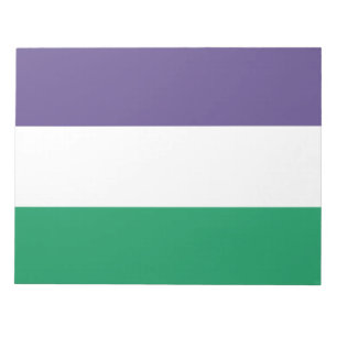 Suffragette Flagga Anteckningsblock