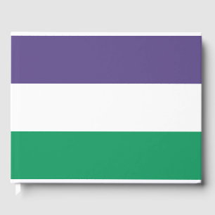 Suffragette Flagga Gästböcker