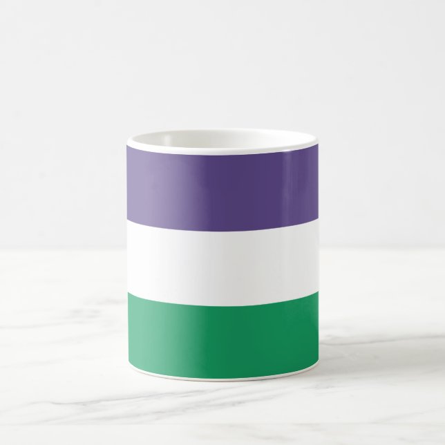 Suffragette Flagga Kaffemugg (Center)