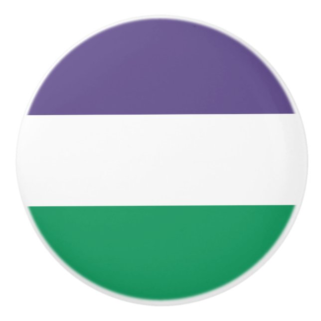 Suffragette Flagga Knopp (Framsidan)