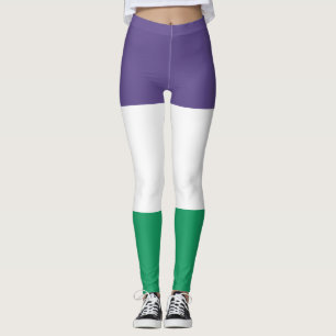 Suffragette Flagga Leggings