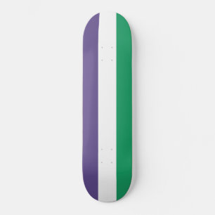 Suffragette Flagga Mini Skateboard Bräda 18,5 Cm