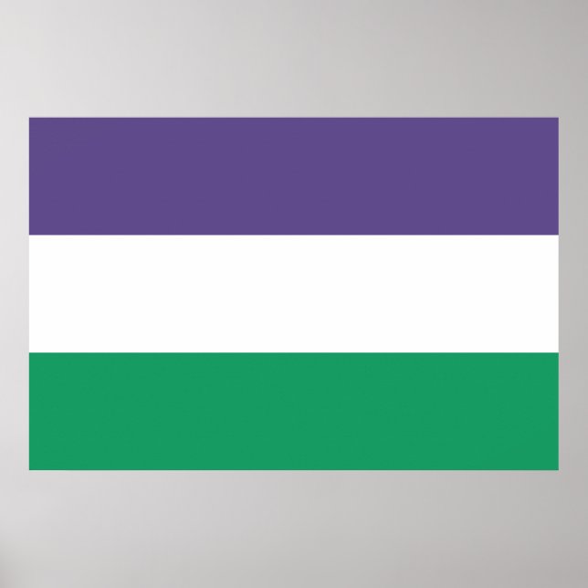 Suffragette Flagga Poster (Framsidan)