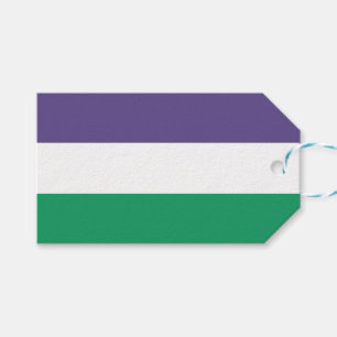 Suffragette Flagga Presentetikett