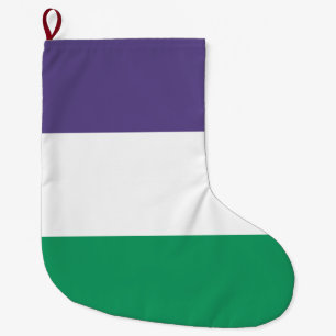 Suffragette Flagga Stor Julstrumpa