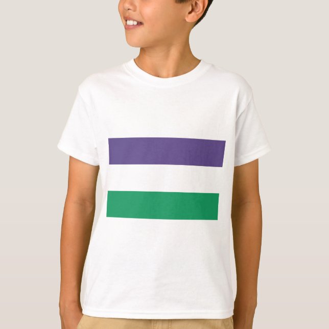 Suffragette Flagga T Shirt (Framsida)