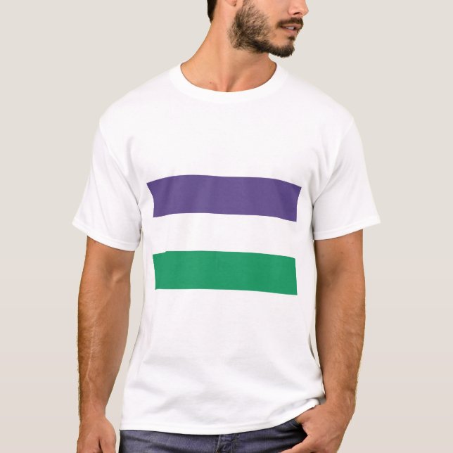 Suffragette Flagga T Shirt (Framsida)