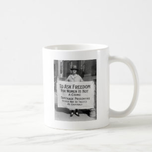 Suffragette för Alice Paul, 1917 Kaffemugg