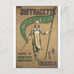 Suffragette Magazine Vykort