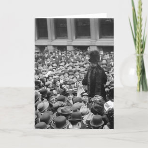 Suffragette träffar gatan: tidigt 1910s kort