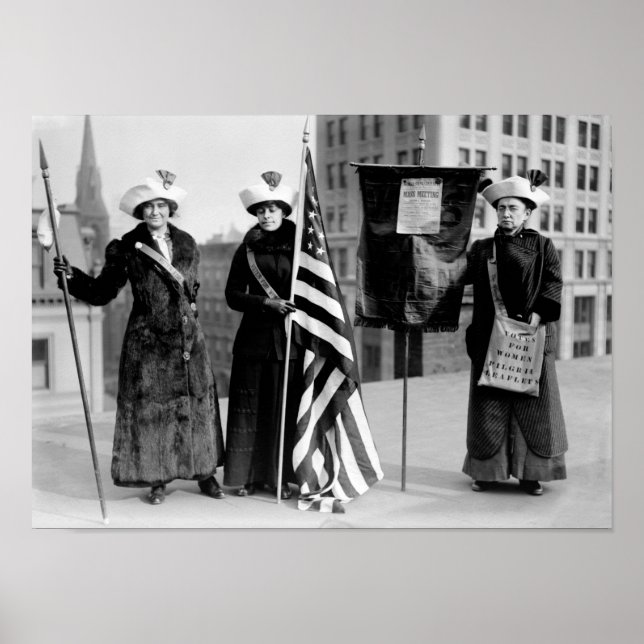 Suffragettes Circa 1912 Poster (Framsidan)