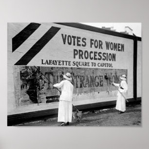 Suffragettes Hanging Parad Poster - 1914