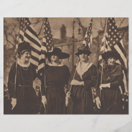 Suffragettes in Parad Scrapbook Papper