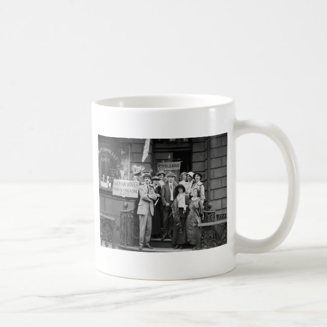 Suffragettes och deras Manar, 1913 Kaffemugg (Höger)