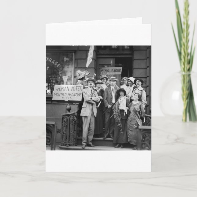 Suffragettes och deras Manar, 1913 Kort (Framsida)