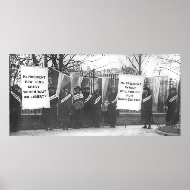 Suffragettes Picket, Vita huset Poster (Framsidan)
