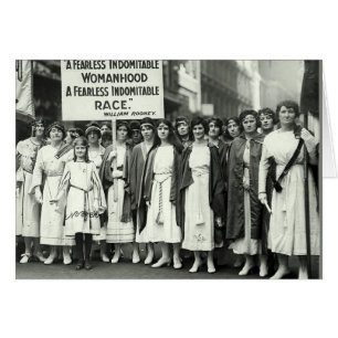 Suffragettes Unite Hälsningskort